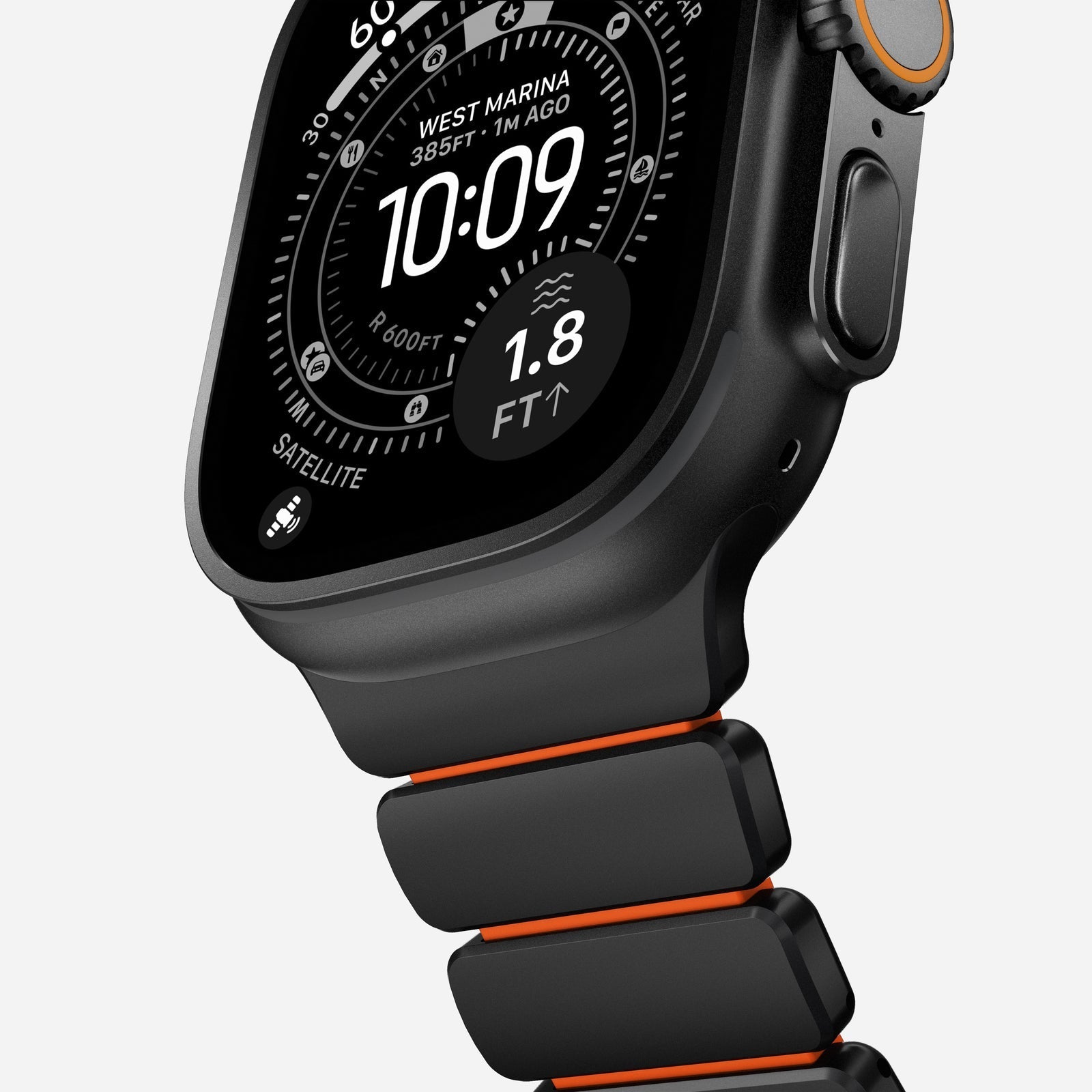 Bracelet Black Titanium Orange RAMPART