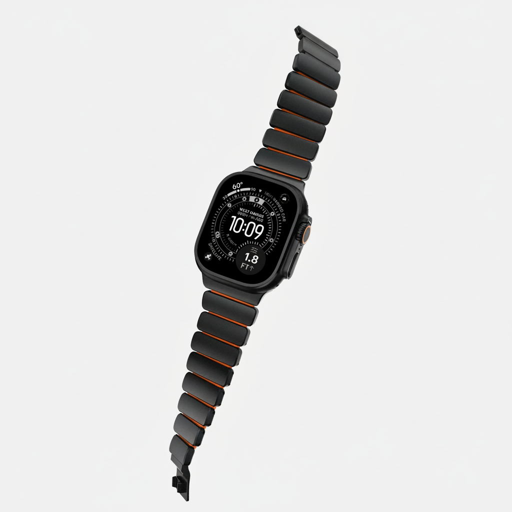 Bracelet Black Titanium Orange RAMPART