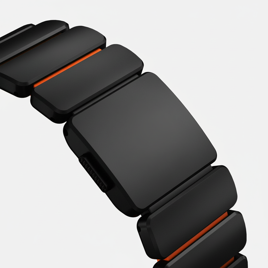 Bracelet Black Titanium Orange RAMPART
