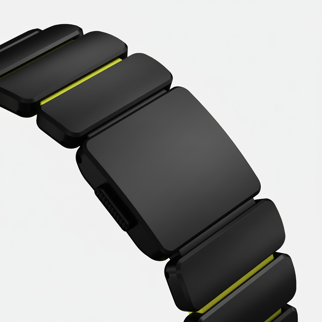 Bracelet Black Titanium Green RAMPART