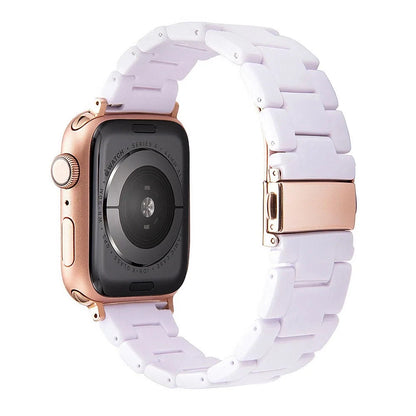 Bracelet de montre en résine pour apple watch 6 5 4 bandes 42mm 38mm ceinture correa transparente pour iwatch série 6 5 4 3/2 bracelet 44mm 40mm FennecProtect