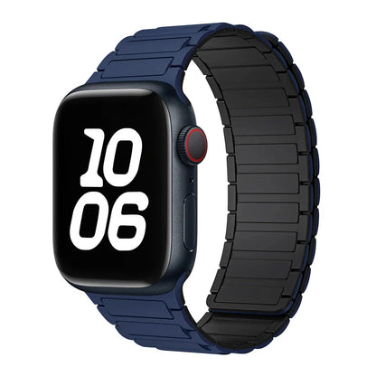 Bracelet à boucle magnétique pour Apple watch 49mm S10 46mm 42mm 40mm 41mm 44mm 45mm bracelet en Silicone pour lWatch série Ultra 2 9 8 7 6 5 43 FennecProtect